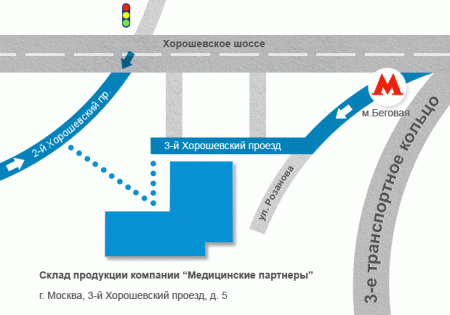 Как добраться от метро беговая до боткинской больницы пешком карта